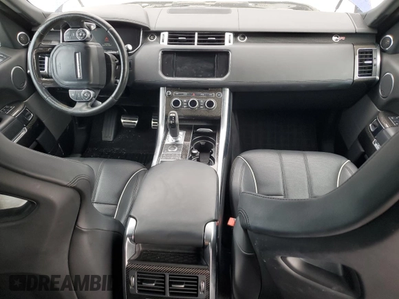 2016 Land Rover Range Rover Sport SVR with VIN SALWZ2EF1GA551964, listed as a Copart auction lot 81150084 with 39,695 mi miles and Salvage title. Bid and sale history available at DreamBid. Image 8.