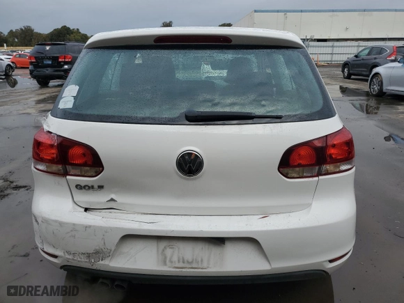 2013 Volkswagen Golf w/Conv & Sunroof with VIN WVWBB7AJ3DW116573, listed as a Copart auction lot 82167844 with 60,090 mi miles and Salvage Title. Bid and sale history available at carsss.com. Image 6.