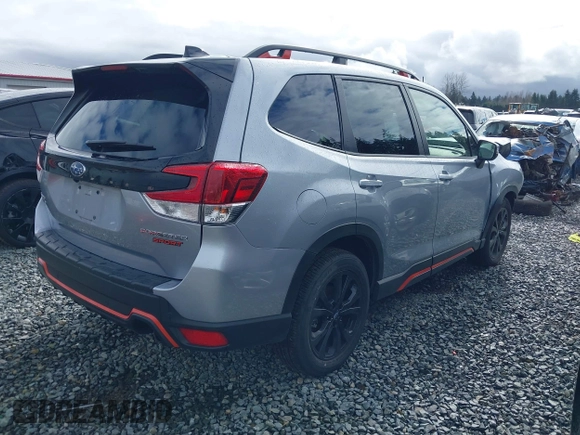 2024 Subaru Forester Sport with VIN JF2SKAGC1RH415837, listed as a IAAI auction lot 41622111 with 4,994 mi miles. Bid and sale history available at carsss.com. Image 4.