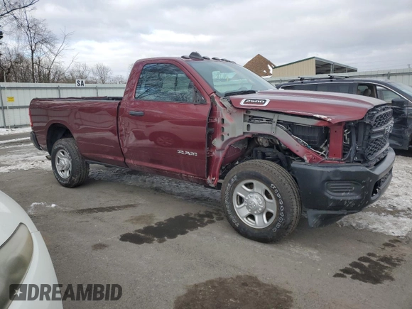 2022 Ram 2500 with VIN 3C6MR5AL4NG237842, listed as a Copart auction lot 87160584 with Not provided miles and Salvage title. Bid and sale history available at DreamBid. Image 4.