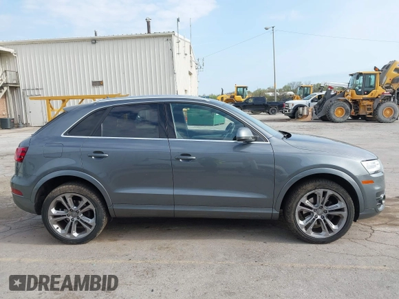 2015 Audi Q3 Prestige with VIN WA1GFCFS9FR007776, listed as a IAAI auction lot 42126928 with 110,981 mi miles and . Bid and sale history available at DreamBid. Image 13.