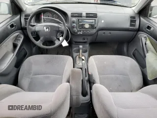 2001 Honda Civic EX with VIN 2HGES26761H549152, listed as a Copart auction lot 55165305 with 194,758 mi miles and Clean Title. Bid and sale history available at carsss.com. Image 8.