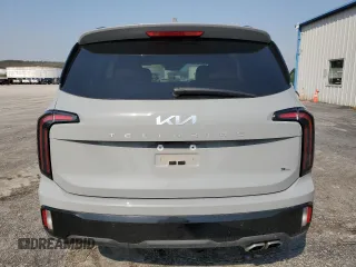 2024 Kia Telluride EX with VIN 5XYP3DGC1RG468629, listed as a Copart auction lot 52017455 with 29,267 mi miles and Salvage Title. Bid and sale history available at carsss.com. Image 6.