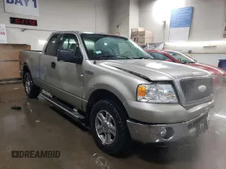 2007 Ford F-150 STX with VIN 1FTRX12W57FB26131, listed as a Copart auction lot 45450265 with 120,599 mi miles and Salvage Title. Bid and sale history available at DreamBid. Image 4.
