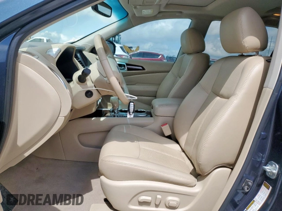 2015 Nissan Pathfinder SV with VIN 5N1AR2MN9FC703515, listed as a Copart auction lot 58198325 with 154,468 mi miles and Salvage title. Bid and sale history available at DreamBid. Image 7.