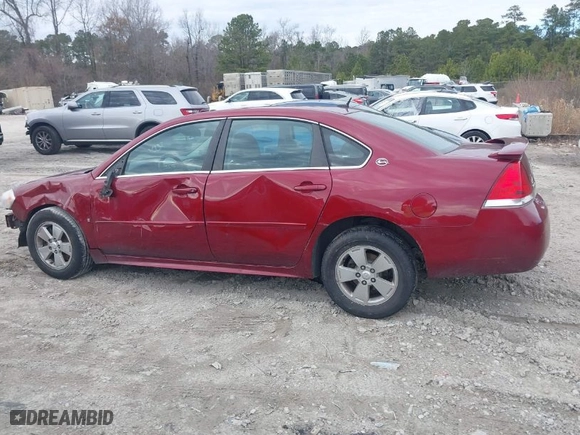 2009 Chevrolet Impala 3.5L LT with VIN 2G1WT57K891246925, listed as a IAAI auction lot 41428796 with NaN miles. Bid and sale history available at carsss.com. Image 14.