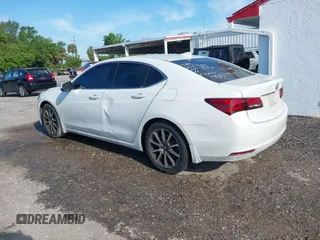 2015 Acura TLX V6 Tech with VIN 19UUB2F51FA006484, listed as a IAAI auction lot 41842538 with 135,135 mi miles. Bid and sale history available at carsss.com. Image 3.