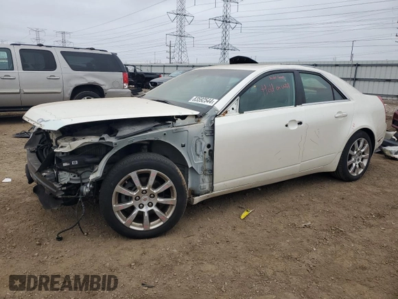 2009 Cadillac CTS AWD z VIN 1G6DT57V390101668, wystawiony jako Copart lot #83592544 z przebiegiem 107 368 mil mil oraz Szkoda całkowita • Salvage title. Historia ofert i sprzedaży dostępna na DreamBid. Obrazek 1.