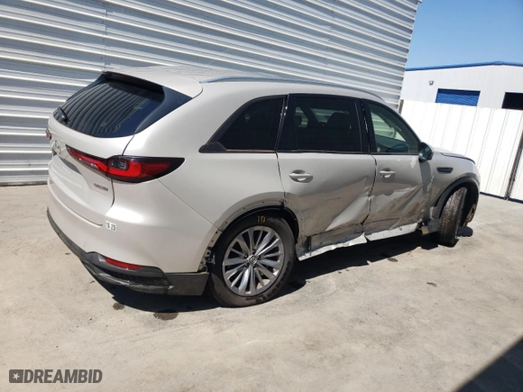 2024 Mazda CX-90 3.3 Turbo Preferred Plus with VIN JM3KKCHDXR1124139, listed as a Copart auction lot 65350944 with 3,629 mi miles and Non Repairable. Bid and sale history available at carsss.com. Image 3.