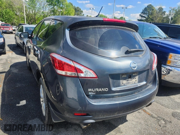 2014 Nissan Murano SV with VIN JN8AZ1MU8EW409868, listed as a IAAI auction lot 42025698 with 142,565 mi miles and . Bid and sale history available at carsss.com. Image 3.