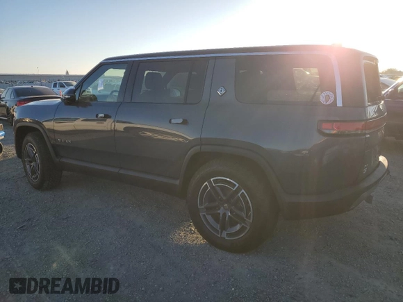 2025 Rivian R1S Adventure with VIN 7PDSGBBA6SN048784, listed as a Copart auction lot 42385665 with Not Provided miles and Salvage Title. Bid and sale history available at carsss.com. Image 2.