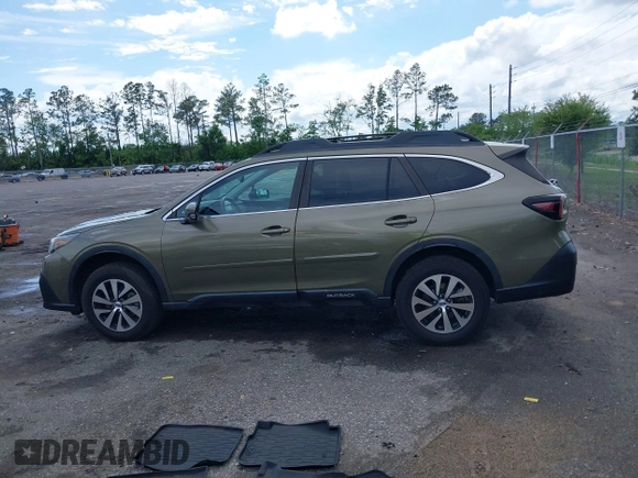2021 Subaru Outback Premium with VIN 4S4BTADC7M3182130, listed as a IAAI auction lot 42254346 with 57,482 mi miles and . Bid and sale history available at DreamBid. Image 14.