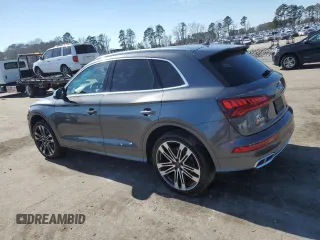 2020 Audi SQ5 Premium Plus with VIN WA1B4AFY8L2009208, listed as a Copart auction lot 43096164 with 63,434 mi miles and . Bid and sale history available at DreamBid. Image 2.