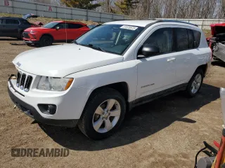 2012 Jeep Compass Latitude with VIN 1C4NJDEB8CD625375, listed as a Copart auction lot 51970575 with 160,996 mi miles and Clean Title. Bid and sale history available at carsss.com. Image 1.