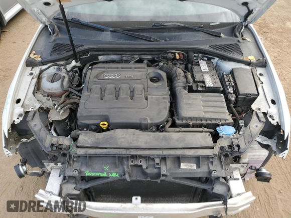 2015 Audi A3 2.0 TDI Premium Plus with VIN WAUCJGFF0F1079345, listed as a Copart auction lot 77669334 with 59,557 mi miles and Salvage Title. Bid and sale history available at carsss.com. Image 11.