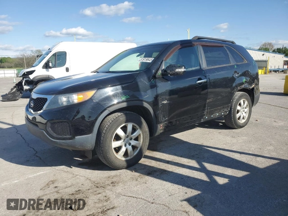 2012 Kia Sorento LX with VIN 5XYKT4A12CG280940, listed as a Copart auction lot 51919645 with 182,541 mi miles and Salvage Title. Bid and sale history available at DreamBid. Image 1.