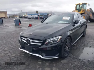 2015 Mercedes-Benz C-Class C 300 Luxury with VIN 55SWF4KB0FU061257, listed as a IAAI auction lot 41573625 with 87,736 mi miles. Bid and sale history available at carsss.com. Image 6.
