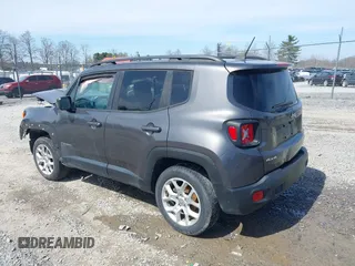 2017 Jeep Renegade Latitude with VIN ZACCJBBB3HPF61108, listed as a IAAI auction lot 39055699 with 181,598 mi miles and . Bid and sale history available at DreamBid. Image 3.