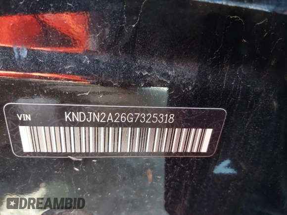 2016 Kia Soul with VIN KNDJN2A26G7325318, listed as a IAAI auction lot 41925940 with 151,747 mi miles and . Bid and sale history available at DreamBid. Image 9.