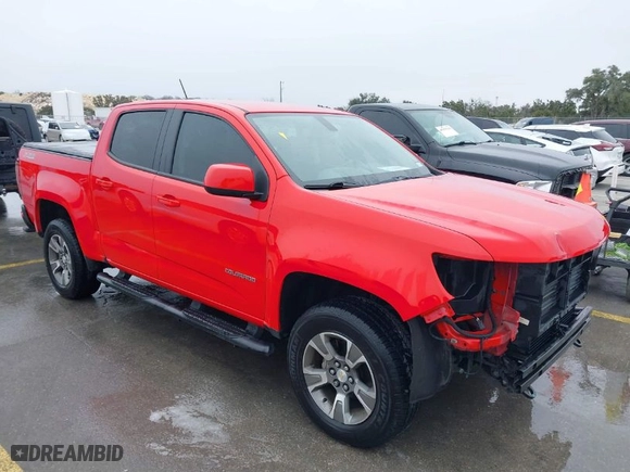 2019 Chevrolet Colorado 4WD Z71 with VIN 1GCGTDEN0K1359685, listed as a IAAI auction lot 41644666 with 64,029 mi miles. Bid and sale history available at carsss.com. Image 1.