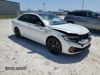2022 Volkswagen Jetta GLI Autobahn with VIN 3VW2T7BUXNM016765, listed as a Copart auction lot 52581365 with 24,228 mi miles and Salvage title. Bid and sale history available at DreamBid. Image 4.