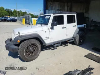 2016 Jeep Wrangler Unlimited Sport z VIN 1C4HJWDG9GL205111, wystawiony jako Copart lot #63349215 z przebiegiem 150 542 mil mil oraz Szkoda całkowita • Salvage title. Historia ofert i sprzedaży dostępna na DreamBid. Obrazek 1.
