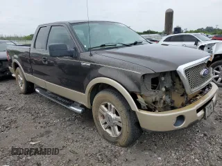 2007 Ford F-150 XL with VIN 1FTPX12VX7NA07463, listed as a Copart auction lot 58837445 with 118,981 mi miles and Salvage title. Bid and sale history available at DreamBid. Image 4.