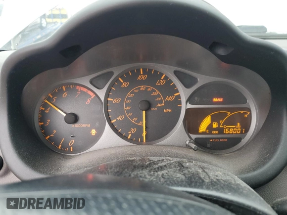 2001 Toyota Celica GT with VIN JTDDR32T510101181, listed as a Copart auction lot 48934235 with 168,001 mi miles and Salvage Title. Bid and sale history available at carsss.com. Image 9.