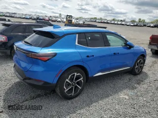 2024 Chevrolet Equinox EV LT z VIN 3GN7DLRP6RS252966, wystawiony jako Copart lot #53848135 z przebiegiem 5707 mil mil oraz Szkody całkowita. Historia ofert i sprzedaży dostępna na DreamBid. Obrazek 3.