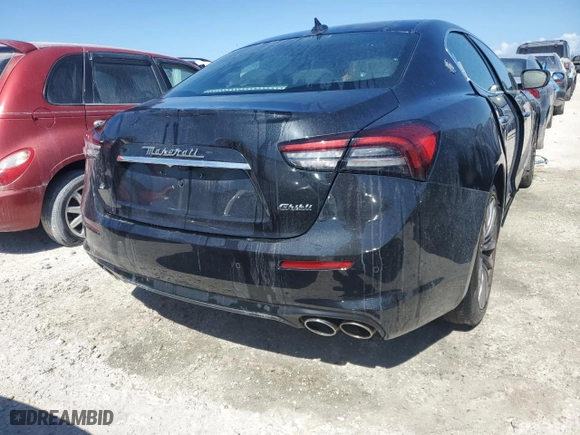 2021 Maserati Ghibli S with VIN ZAM57YSA3M1357660, listed as a Copart auction lot 75613864 with 0 mi miles and Salvage Title. Bid and sale history available at carsss.com. Image 6.