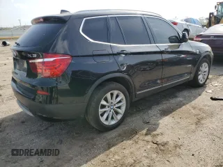 2011 BMW X3 28i with VIN 5UXWX5C50BL705875, listed as a Copart auction lot 54550395 with 133,975 mi miles and Clean Title. Bid and sale history available at DreamBid. Image 3.