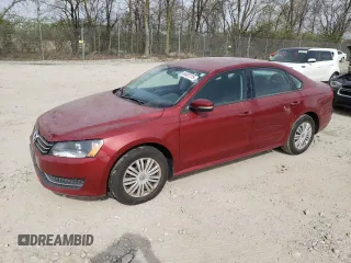 2015 Volkswagen Passat 1.8T Wolfsburg Ed with VIN 1VWAT7A38FC052929, listed as a Copart auction lot 53500115 with 87,464 mi miles and Clean Title. Bid and sale history available at carsss.com. Image 1.