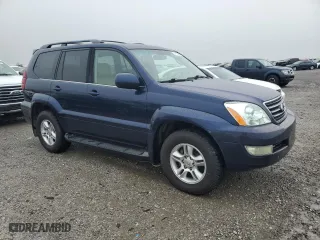 2007 Lexus GX 470 with VIN JTJBT20X770145181, listed as a Copart auction lot 51972405 with 0 mi miles and Clean Title. Bid and sale history available at carsss.com. Image 4.