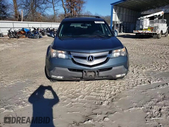2008 Acura MDX with VIN 2HNYD282X8H503741, listed as a Copart auction lot 87739845 with 152,807 mi miles and Salvage Title. Bid and sale history available at DreamBid. Image 12.