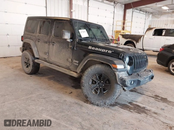 2020 Jeep Wrangler Unlimited Sport Altitude с VIN 1C4HJXDG4LW120627, выставлен на аукционе IAAI как лот 41728593 с пробегом 63 565 миль миль и . История ставок и продаж доступна на DreamBid. Изображение 1.