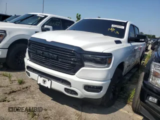 2021 Ram 1500 Big Horn with VIN 1C6RRFFG0MN699179, listed as a Copart auction lot 63320055 with 62,090 mi miles and Salvage title. Bid and sale history available at DreamBid. Image 1.