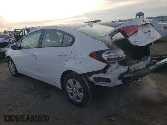 2017 Kia Forte LX with VIN 3KPFK4A72HE086261, listed as a Copart auction lot 51515425 with 27,150 mi miles and Non Repairable. Bid and sale history available at DreamBid. Image 2.
