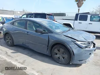 2023 Toyota Prius LE with VIN JTDACAAU0P3013309, listed as a IAAI auction lot 42128527 with 44,473 mi miles. Bid and sale history available at carsss.com. Image 1.
