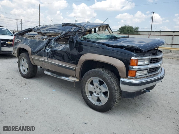 1999 Chevrolet Tahoe with VIN 3GNEK18R0XG106650, listed as a Copart auction lot 63455944 with 158,146 mi miles and Non Repairable. Bid and sale history available at carsss.com. Image 4.