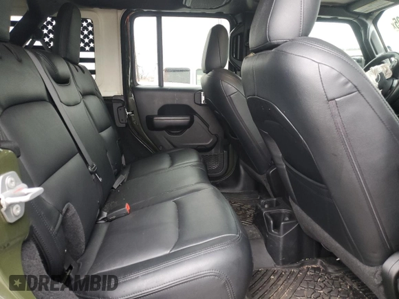 2021 Jeep Wrangler Unlimited Willys with VIN 1C4HJXDG2MW563201, listed as a Copart auction lot 50156305 with 33,372 mi miles and Salvage title. Bid and sale history available at DreamBid. Image 11.