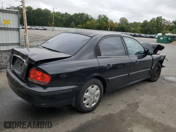 2005 Hyundai Sonata GL with VIN KMHWF25S05A128122, listed as a Copart auction lot 71643684 with 172,328 mi miles and Salvage Title. Bid and sale history available at carsss.com. Image 3.