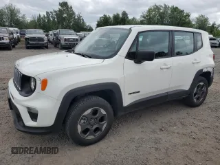 2022 Jeep Renegade Sport z VIN ZACNJDA1XNPN52105, wystawiony jako Copart lot #61099065 z przebiegiem 1 184 mil mil oraz Czysty tytuł • Clean title. Historia ofert i sprzedaży dostępna na DreamBid. Obrazek 1.