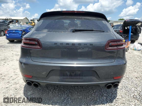 2018 Porsche Macan GTS with VIN WP1AG2A50JLB60934, listed as a Copart auction lot 61903095 with 66,021 mi miles and Salvage title. Bid and sale history available at DreamBid. Image 6.