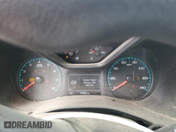 2020 Chevrolet Colorado 2WD Work Truck with VIN 1GCGSBEN8L1244664, listed as a Copart auction lot 48794585 with 153,936 mi miles and Salvage title. Bid and sale history available at DreamBid. Image 9.