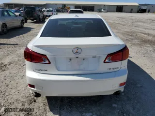 2010 Lexus IS 250 with VIN JTHBF5C24A2096401, listed as a Copart auction lot 51515805 with 128,203 mi miles and Salvage Title. Bid and sale history available at carsss.com. Image 6.