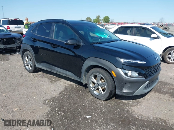 2023 Hyundai Kona SEL with VIN KM8K62AB5PU042651, listed as a IAAI auction lot 41919099 with 52,688 mi miles and . Bid and sale history available at DreamBid. Image 1.