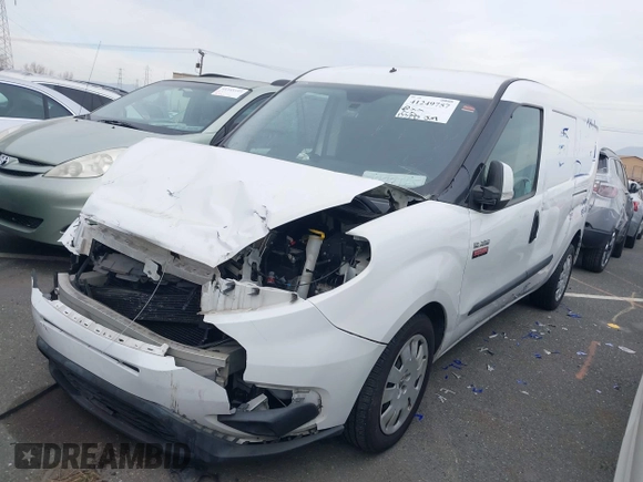 2017 Ram ProMaster City Cargo Van Tradesman SLT with VIN ZFBERFBB1H6D47798, listed as a IAAI auction lot 41249757 with 133,895 mi miles. Bid and sale history available at carsss.com. Image 2.
