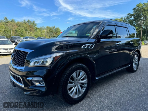 2017 Infiniti QX80 with VIN JN8AZ2NE7H9157627, listed as a Copart auction lot 70142234 with 111,206 mi miles and Clean Title. Bid and sale history available at carsss.com. Image 2.