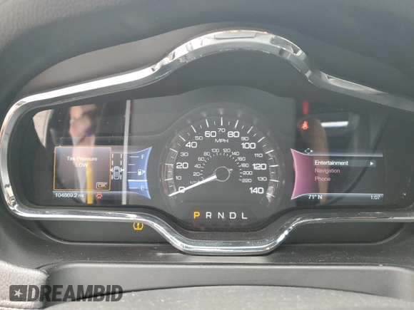 2015 Lincoln MKT with VIN 2LMHJ5NK9FBL01560, listed as a Copart auction lot 44083555 with 104,869 mi miles and Clean Title. Bid and sale history available at DreamBid. Image 9.