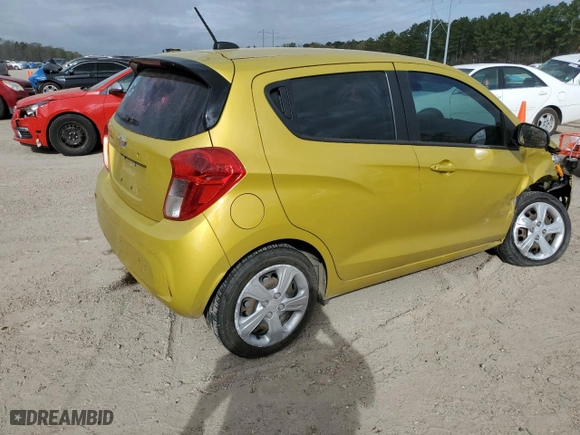 2022 Chevrolet Spark LS with VIN KL8CB6SAXNC035045, listed as a Copart auction lot 49721405 with 40,833 mi miles and Salvage Title. Bid and sale history available at carsss.com. Image 3.